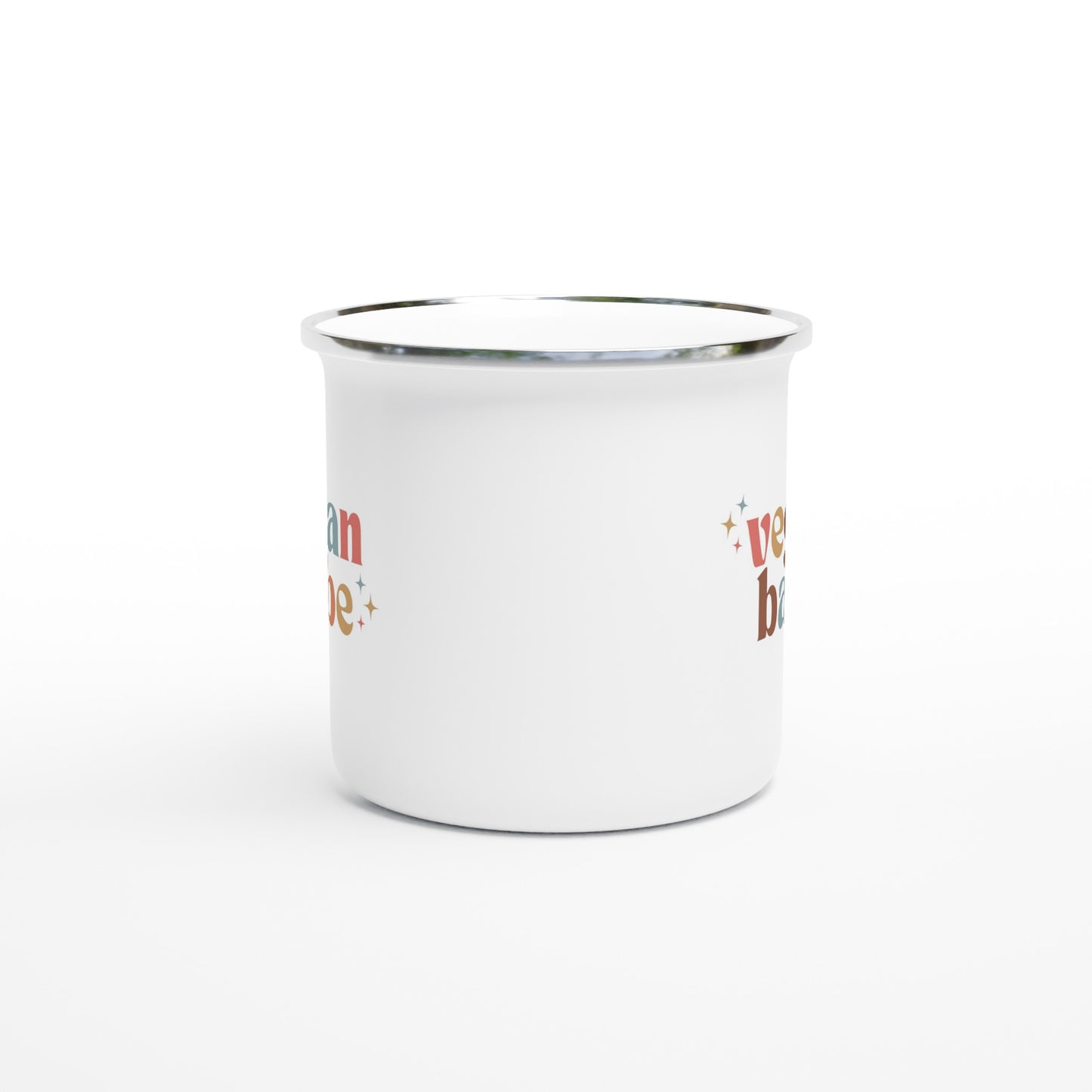 Vegan Babe Enamel Mug