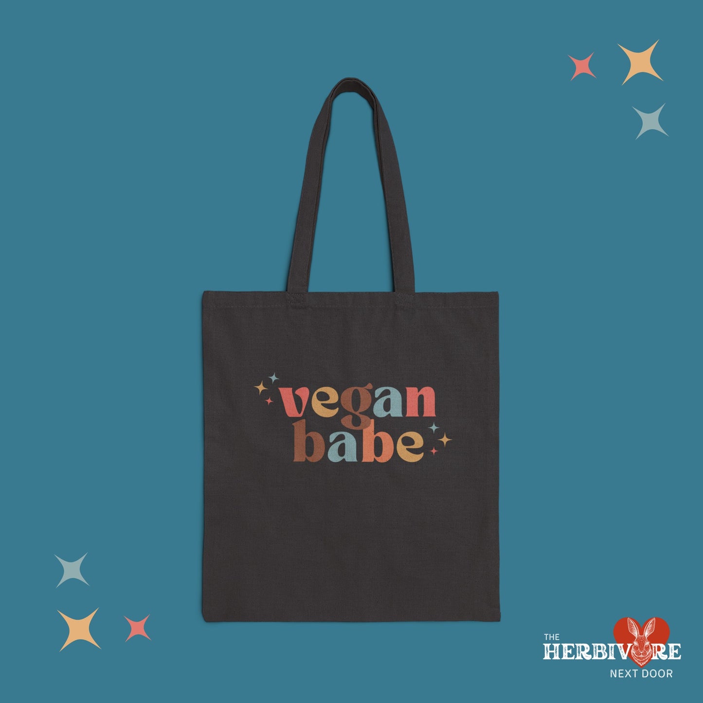 Vegan Babe - Cotton Canvas Tote Bag