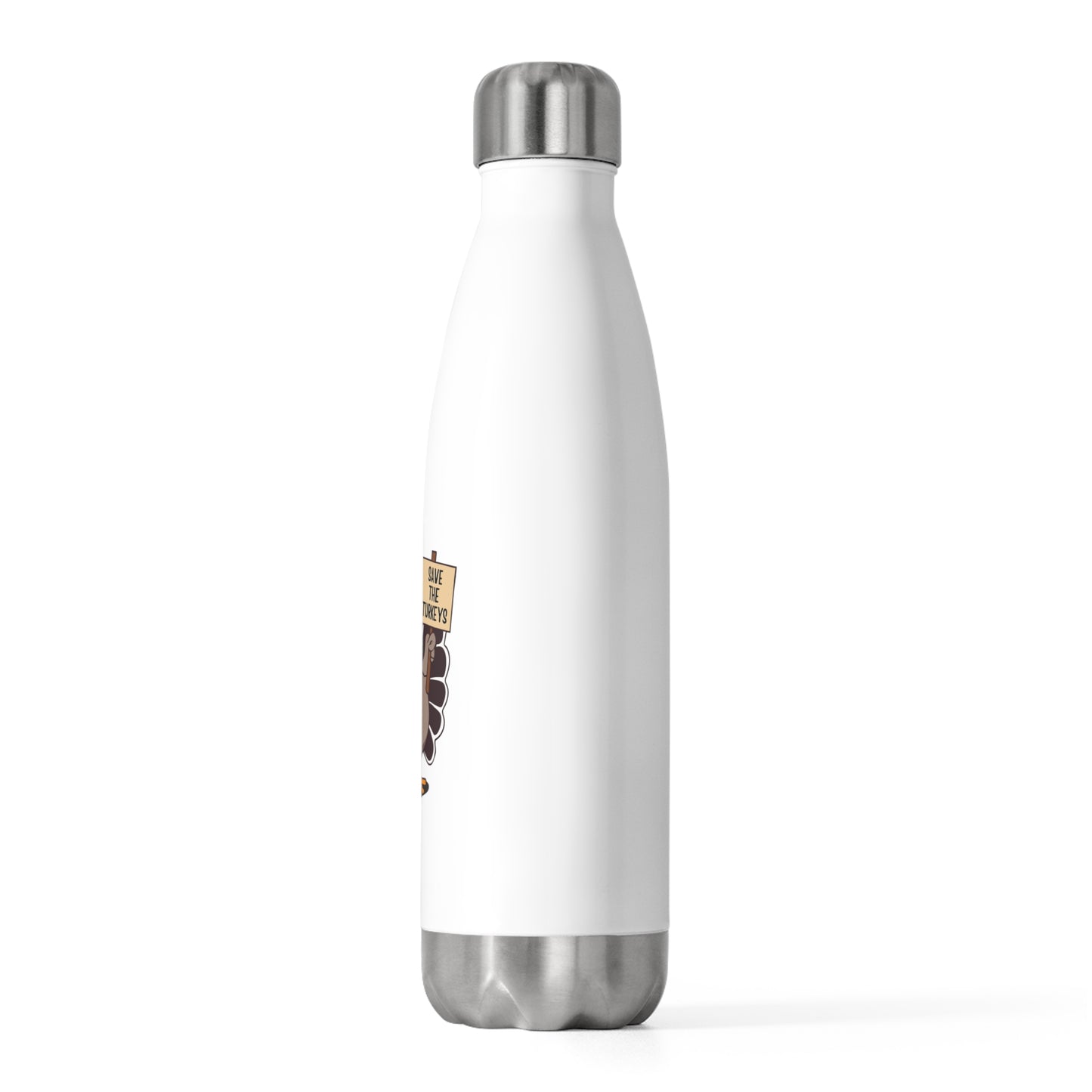 Save the Turkeys - 20oz Insulated Water Bottle
