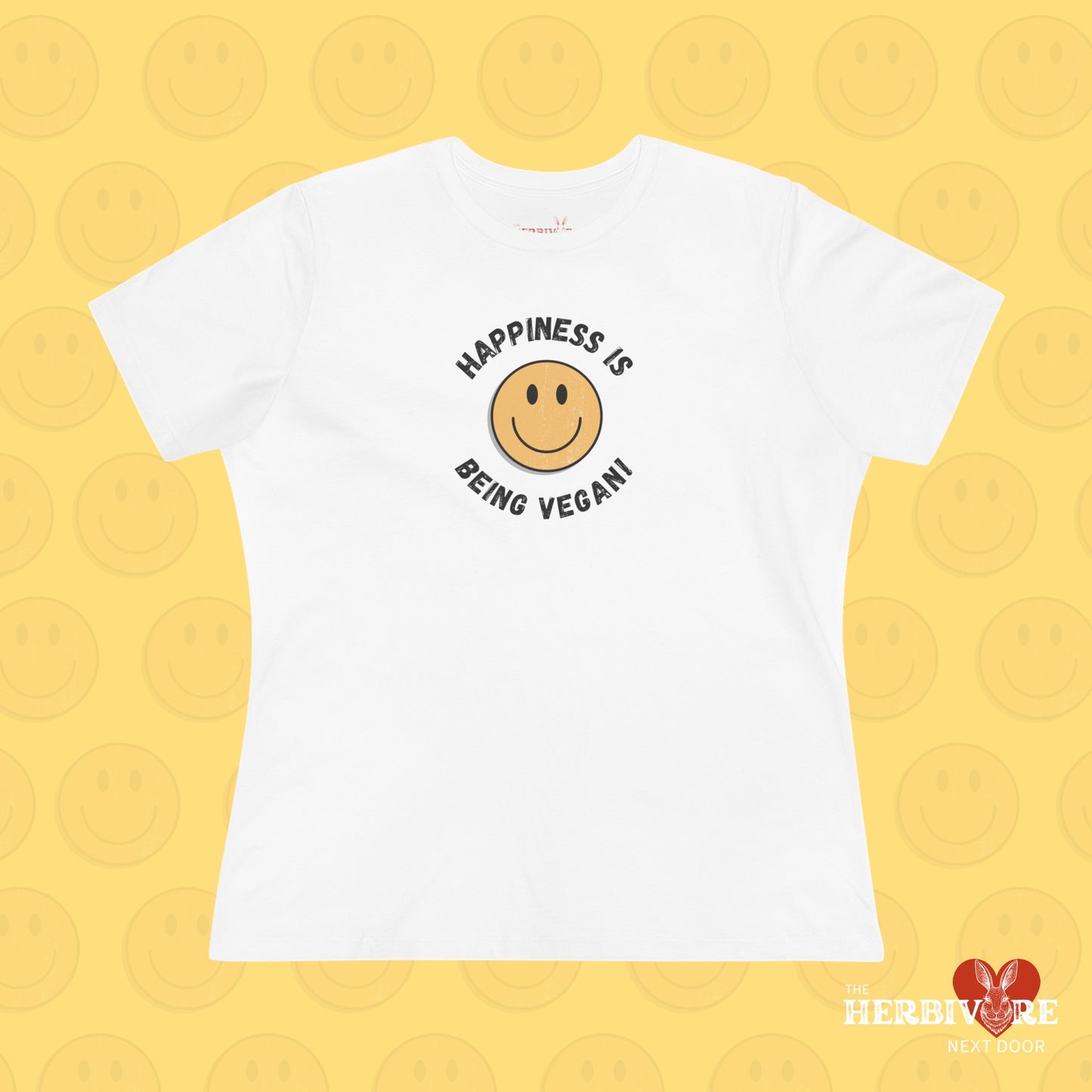 Happiness is Being Vegan - Women's Style B&C 6400