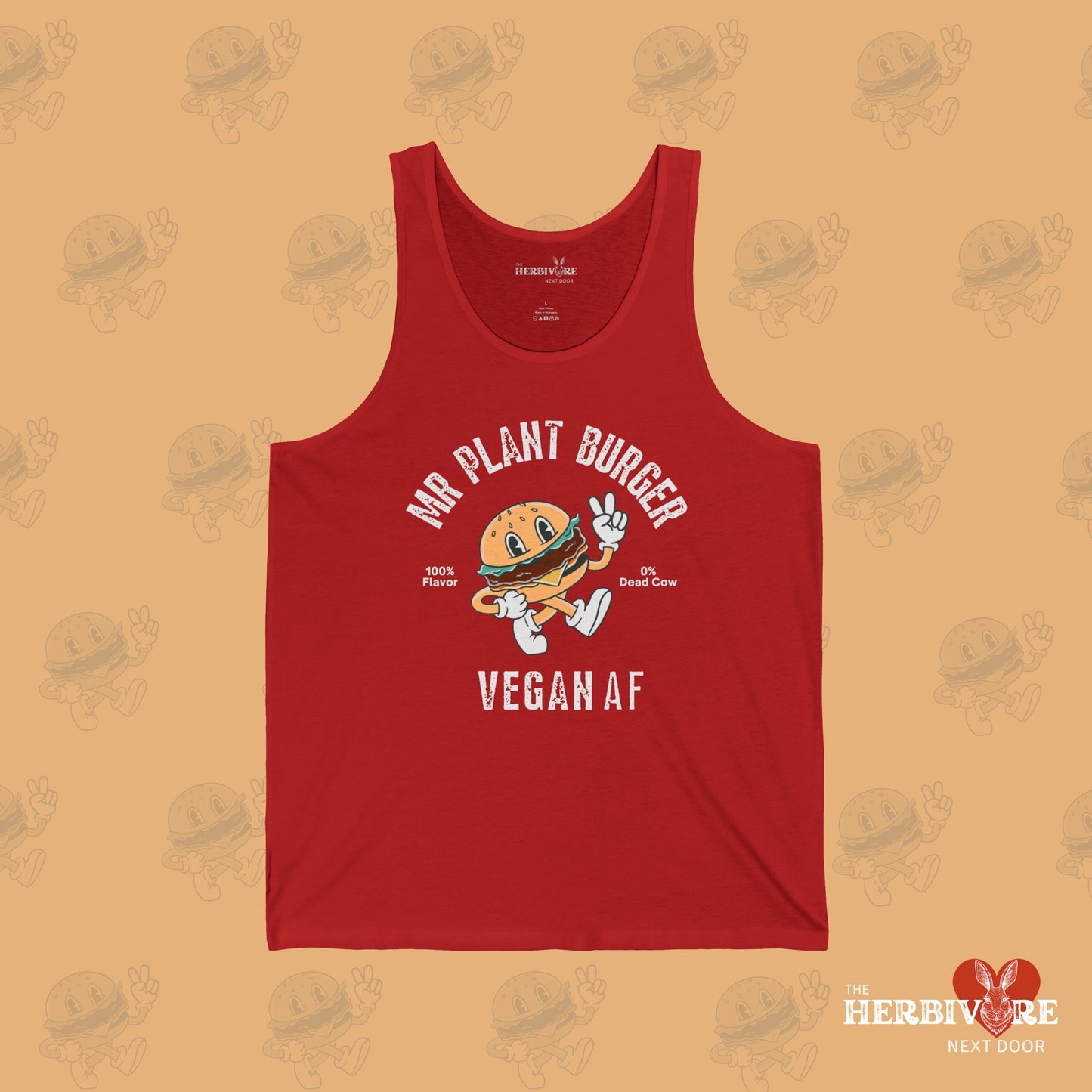 Mr Plant Burger - Unisex Jersey Tank