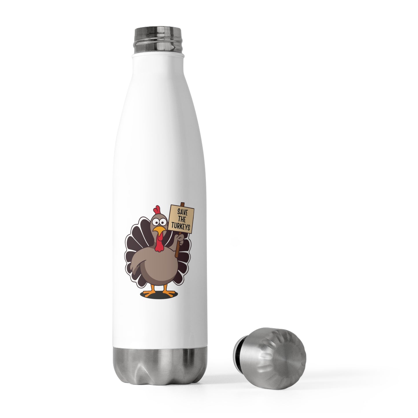 Save the Turkeys - 20oz Insulated Water Bottle