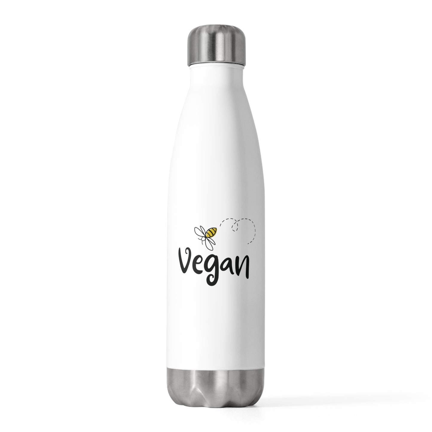 Bee Vegan - 20oz Insulated Water Bottle