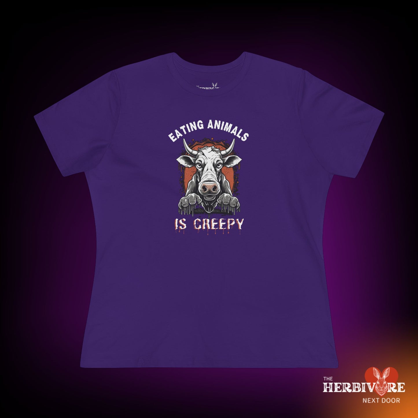 Eating Animals is Creepy - Women's Style B&C 6400