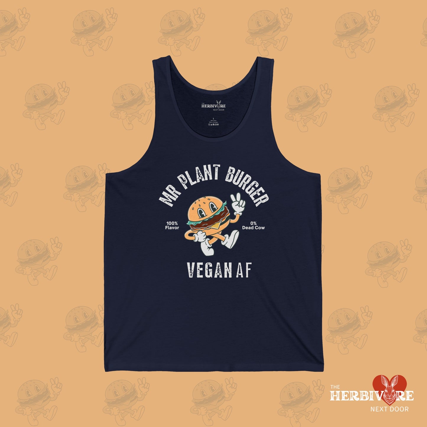 Mr Plant Burger - Unisex Jersey Tank