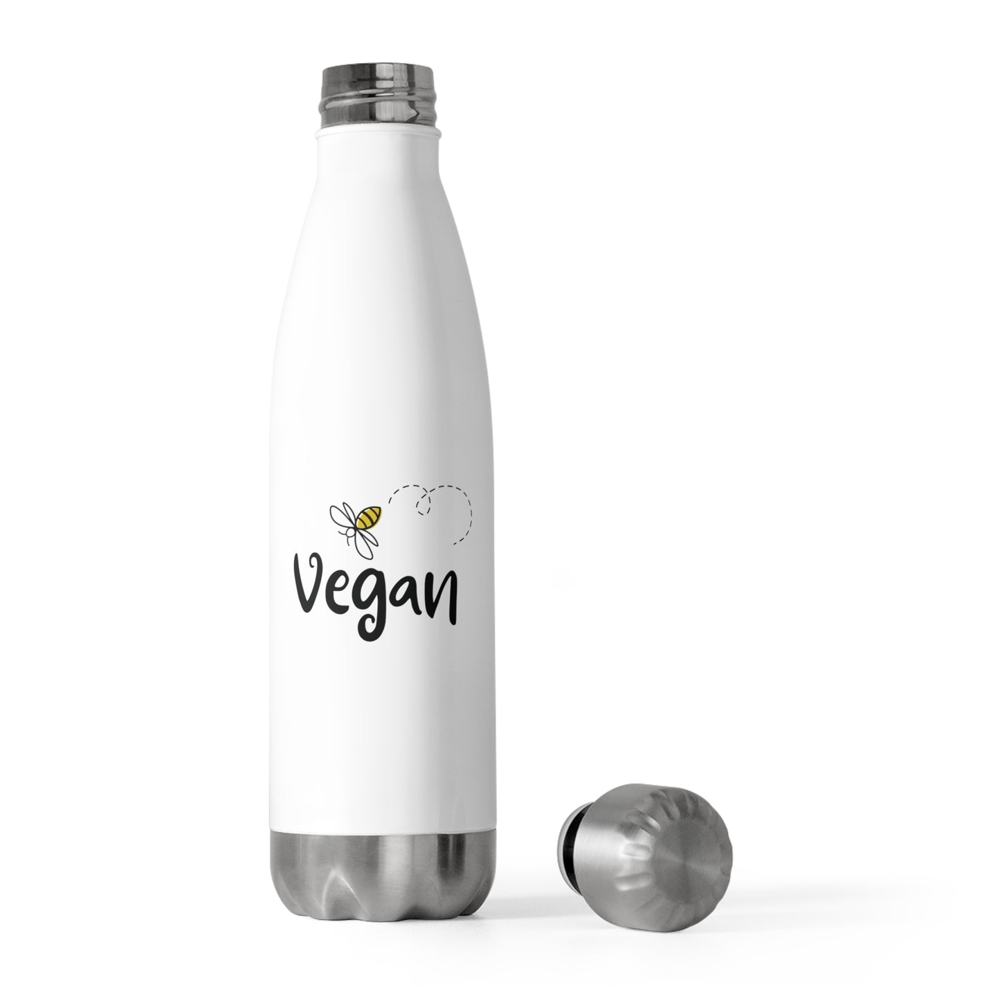 Bee Vegan - 20oz Insulated Water Bottle