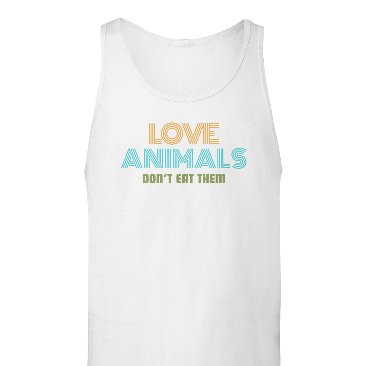 Love Animals, Don't Eat Them - Unisex Tank Top