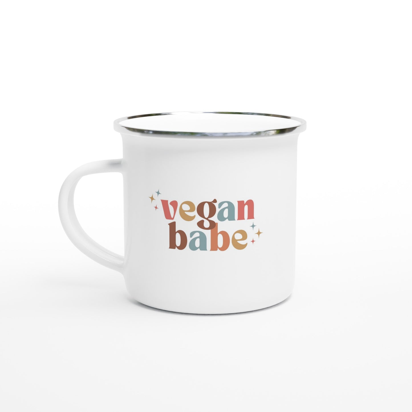 Vegan Babe Enamel Mug