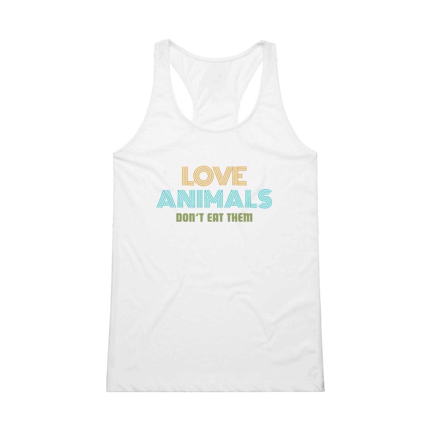 Love Animals, Don't Eat Them - Women's Style Tank Top