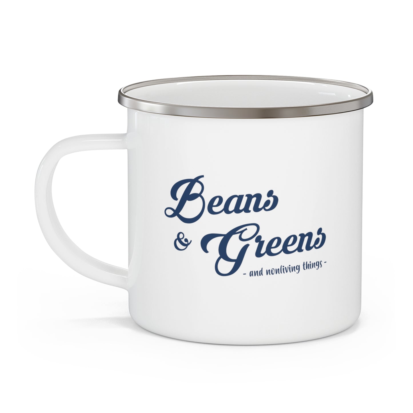 Beans & Greens - Enamel Mug