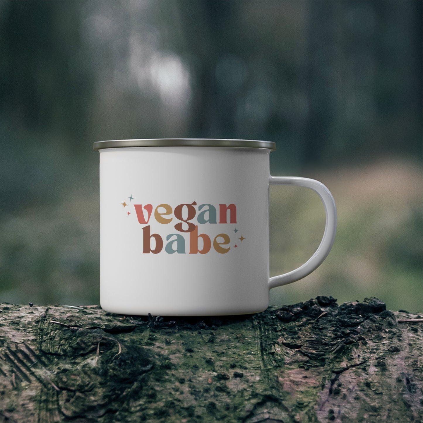 Vegan Babe - Enamel Mug