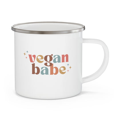 Vegan Babe - Enamel Mug