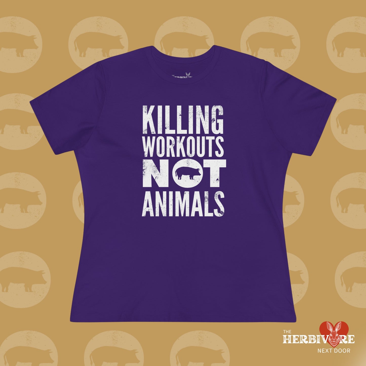 Killing Workouts Not Animals - Women's Style B&C 6400