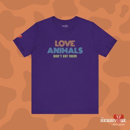 Love Animals, Don't Eat Them (Retro) - Unisex