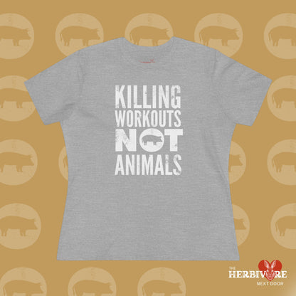 Killing Workouts Not Animals - Women's Style B&C 6400