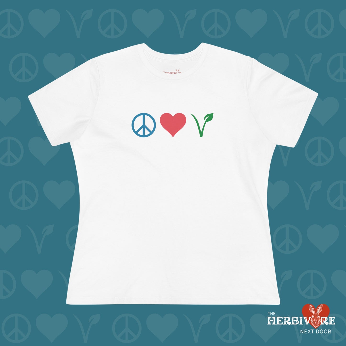 Peace Love Vegan - Women's Style B&C 6400