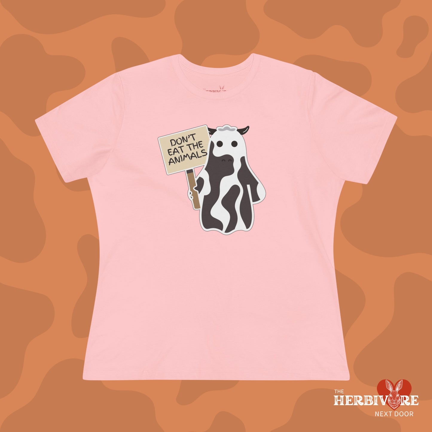 Ghost Cow - Don't Eat The Animals - Women's Style B&C 6400