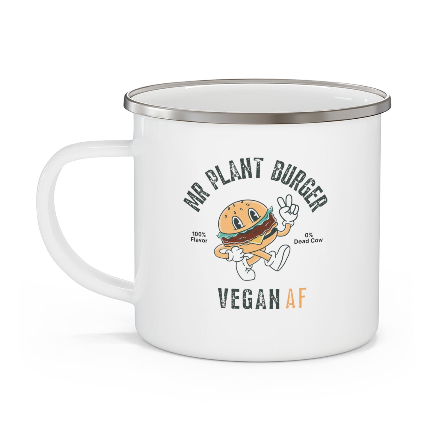 Mr Plant Burger Enamel Mug