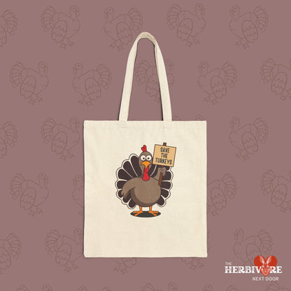 Save the Turkeys - Tote Bag