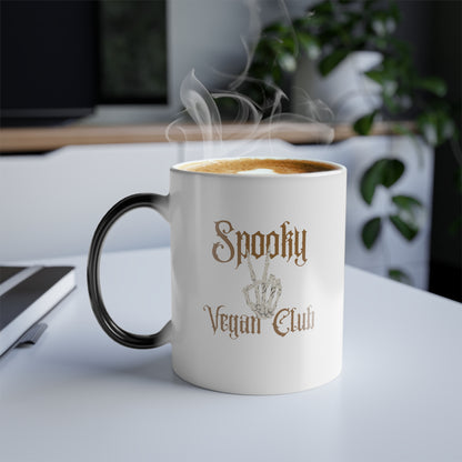 Spooky Vegan Club - Vanishing Message Mug