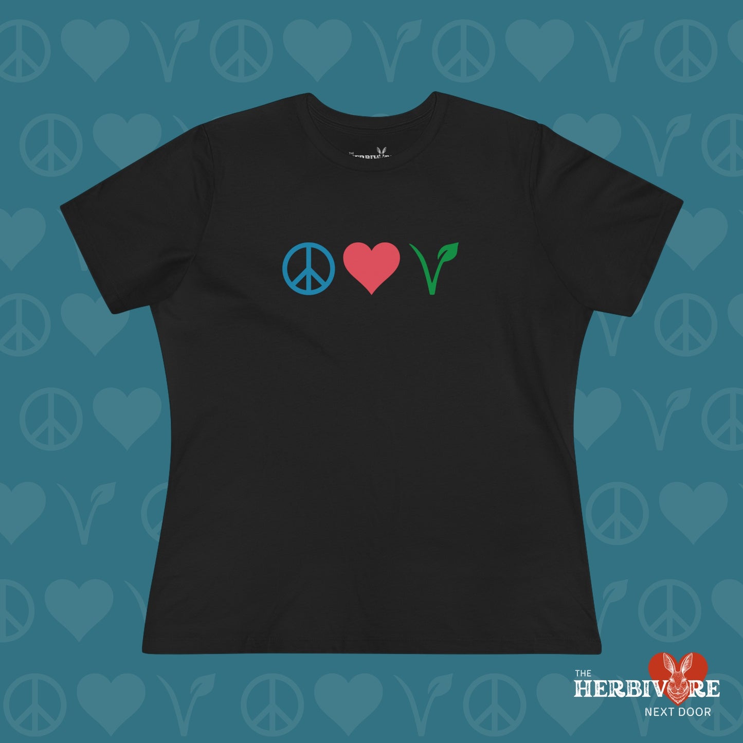 Peace Love Vegan - Women's Style B&C 6400