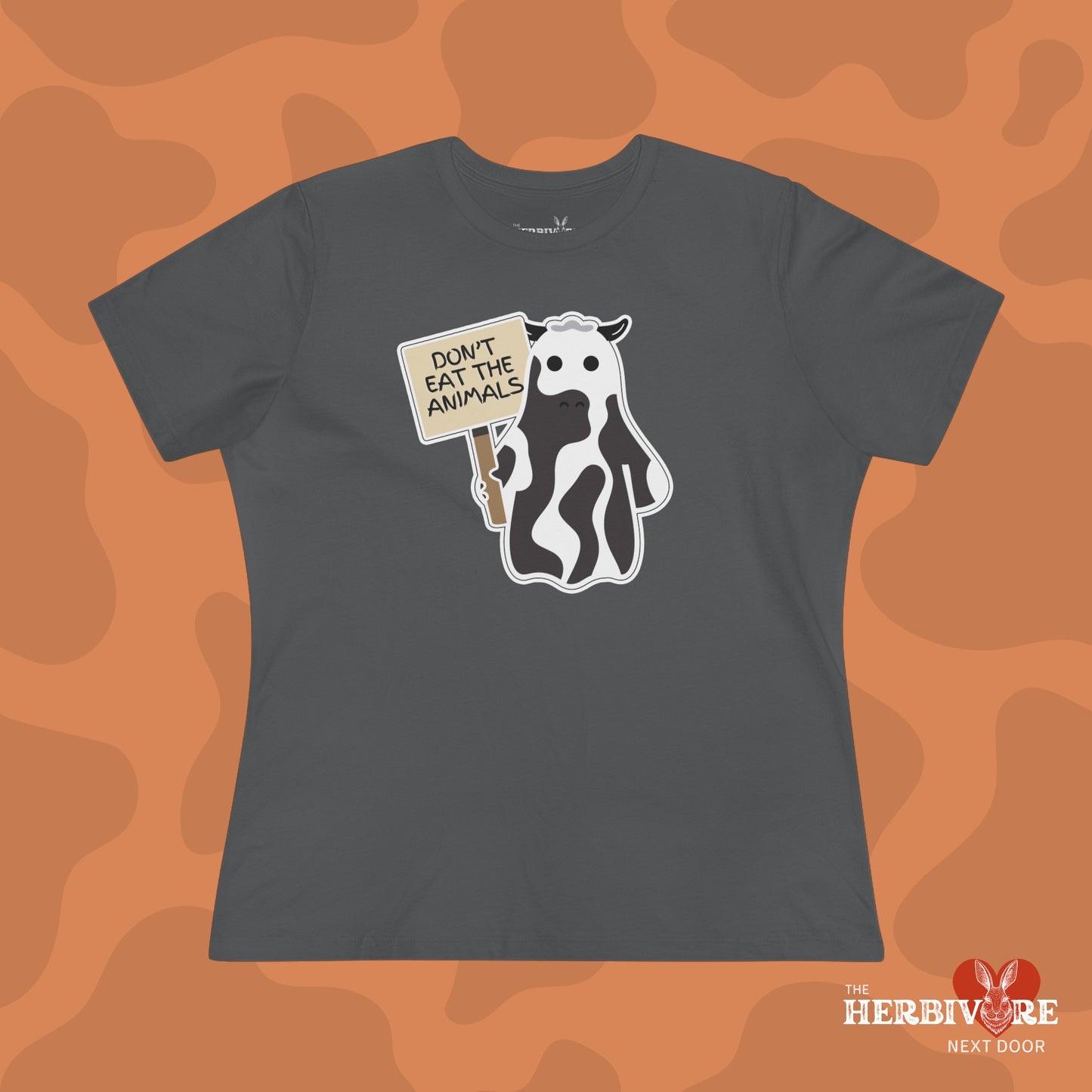 Ghost Cow - Don't Eat The Animals - Women's Style B&C 6400