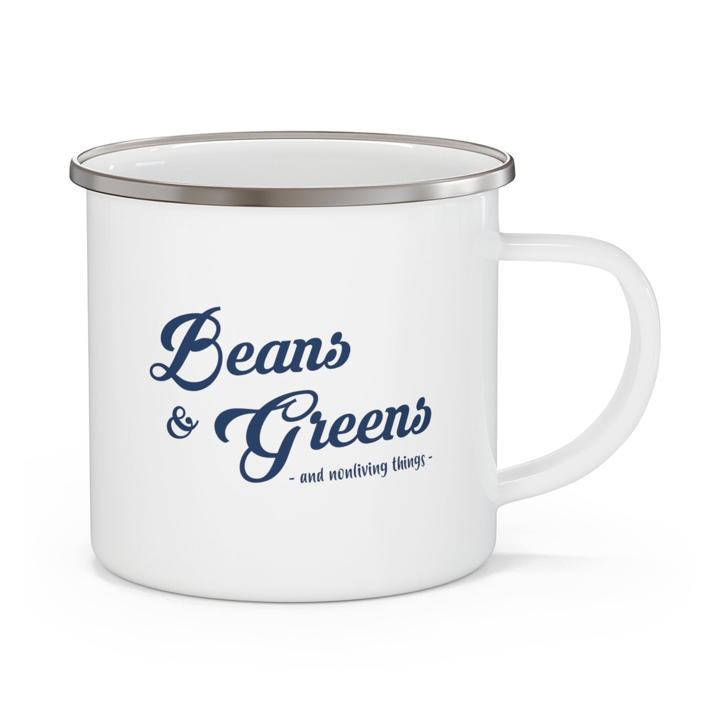 Beans & Greens - Enamel Mug