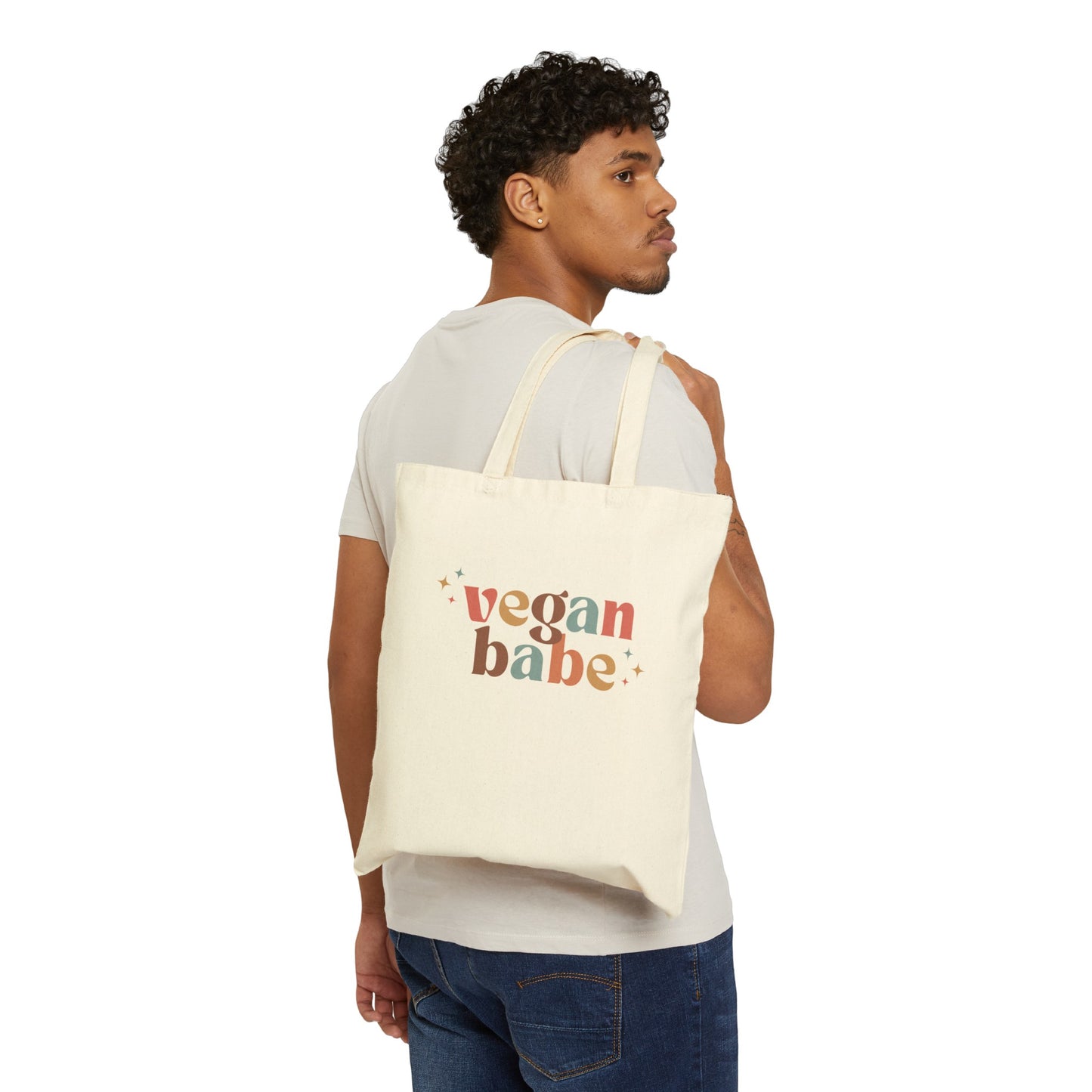 Vegan Babe -  Cotton Canvas Tote Bag