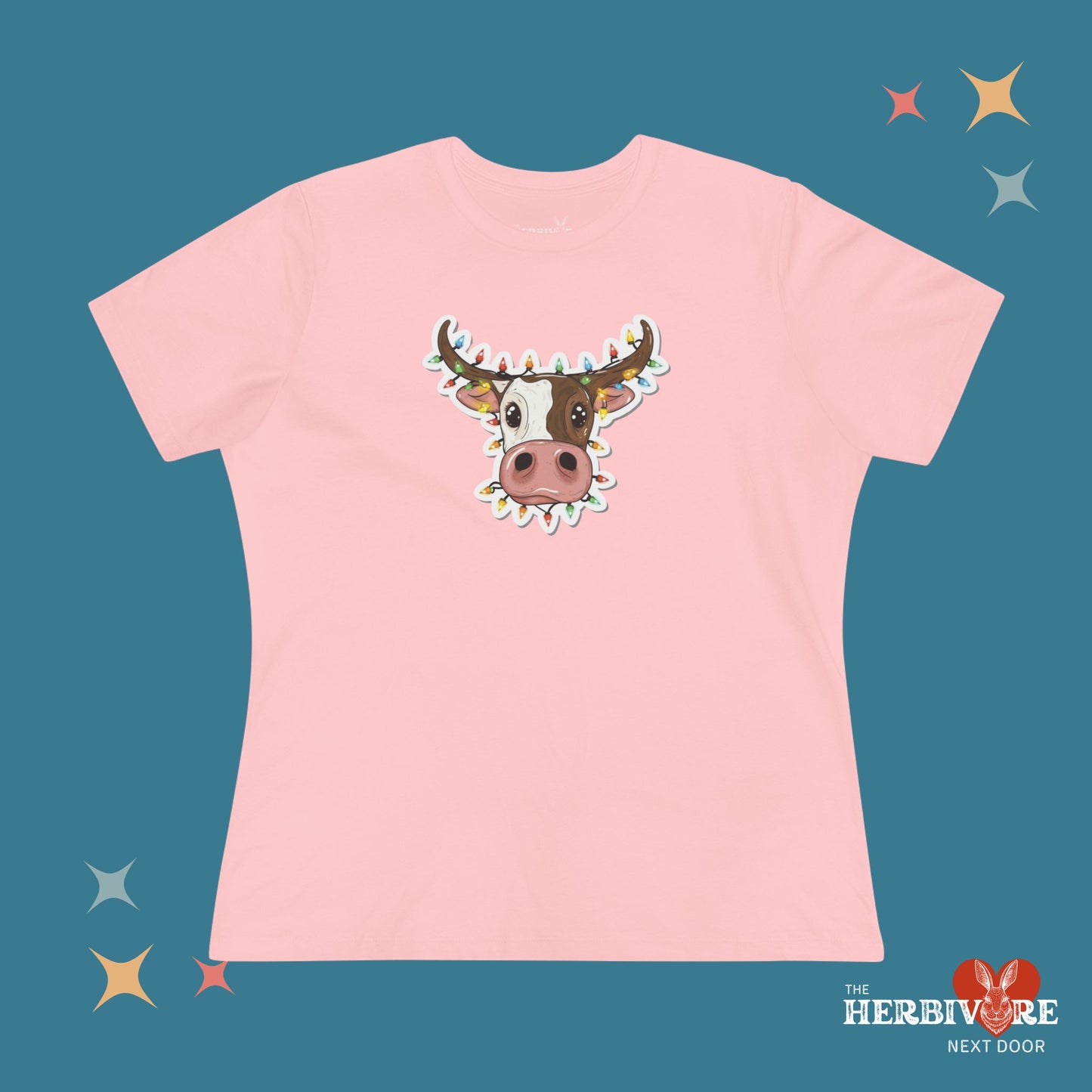 Christmas Cow - Women's Style B&C 6400