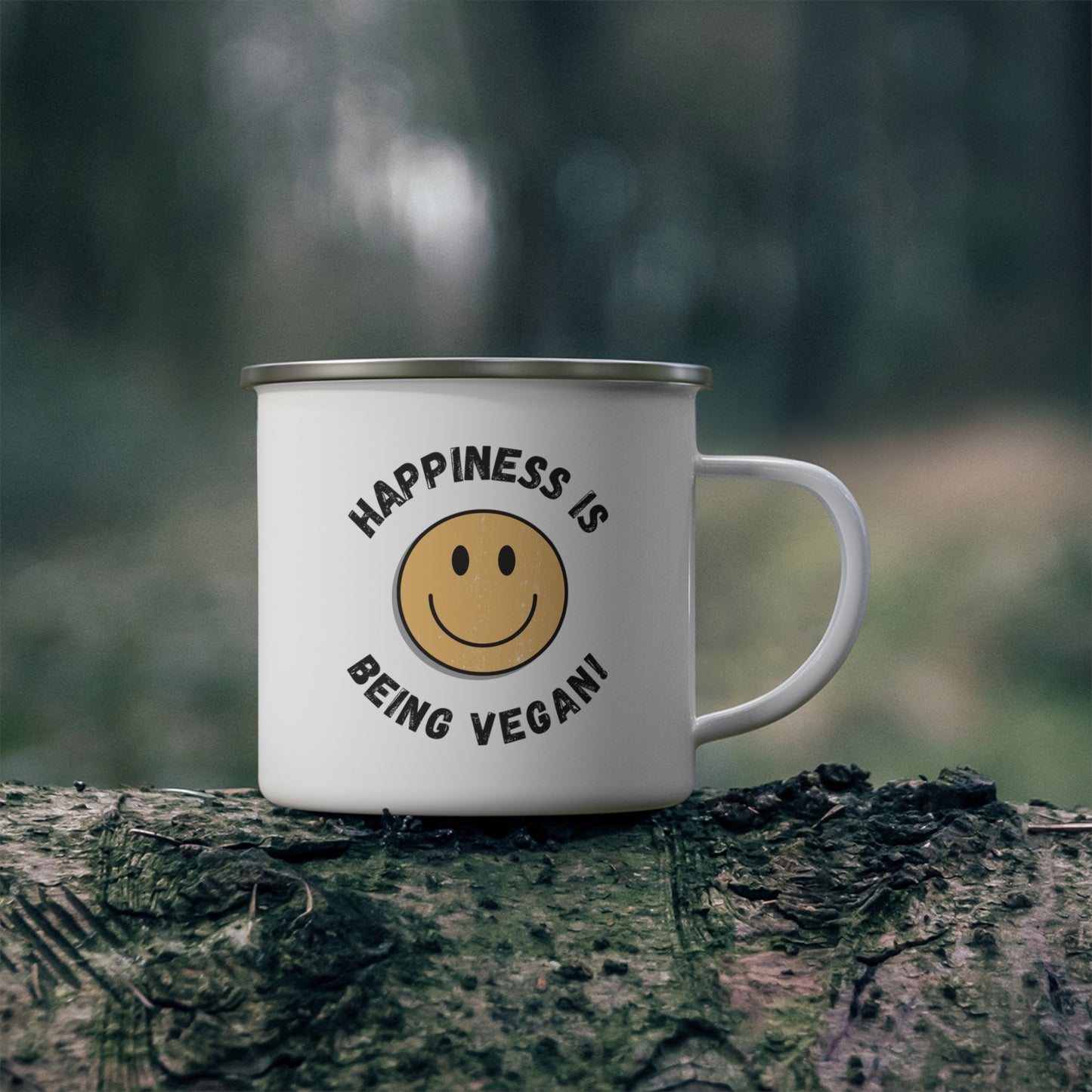 Happiness is - Enamel Mug