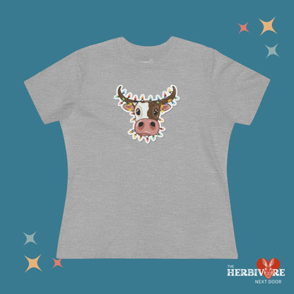 Christmas Cow - Women's Style B&C 6400