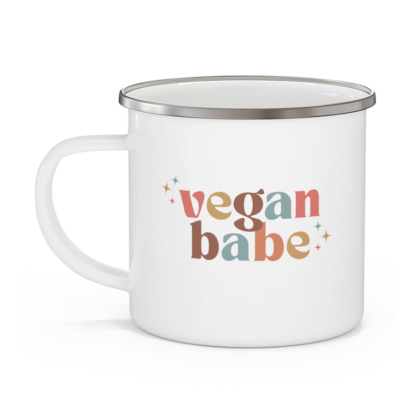 Vegan Babe - Enamel Mug