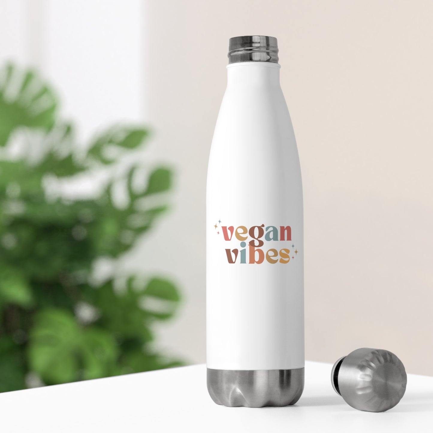 Vegan Vibes 20oz Insulated Water Bottle