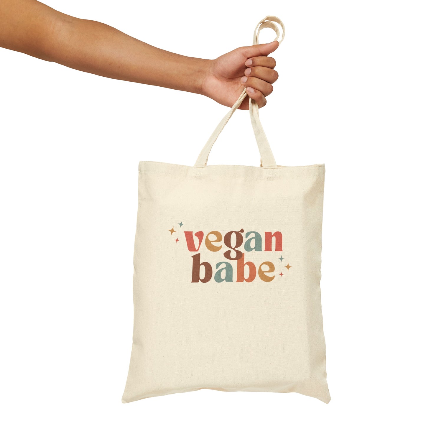 Vegan Babe -  Cotton Canvas Tote Bag