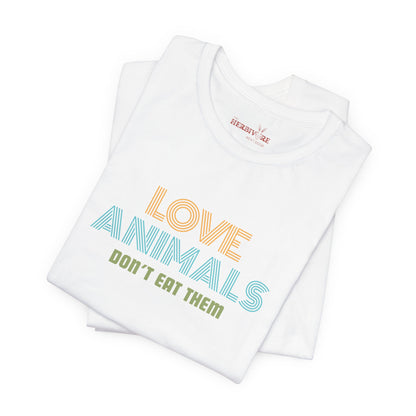 Love Animals, Don't Eat Them (Retro) - Unisex