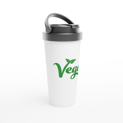 Vegan -15oz Stainless Steel Travel Mug