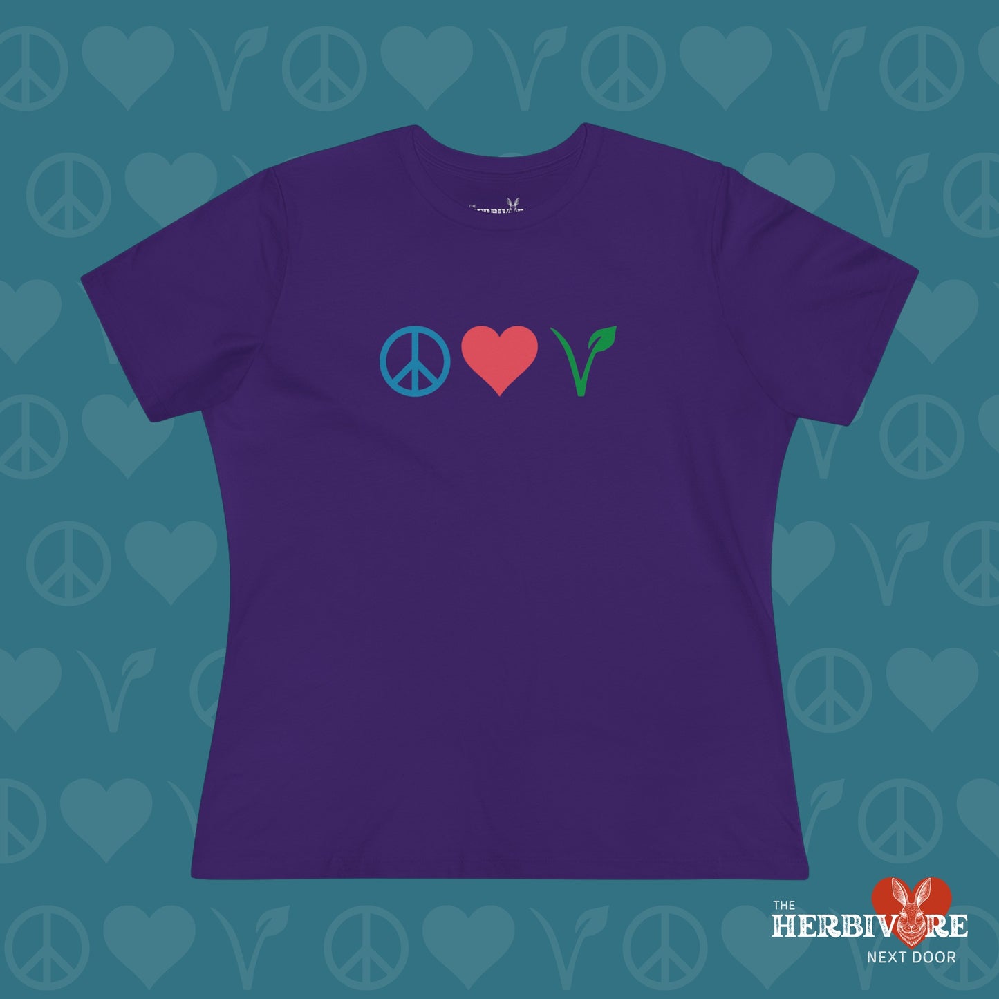 Peace Love Vegan - Women's Style B&C 6400