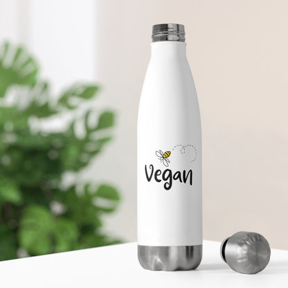 Bee Vegan -  20oz Insulated Water Bottle