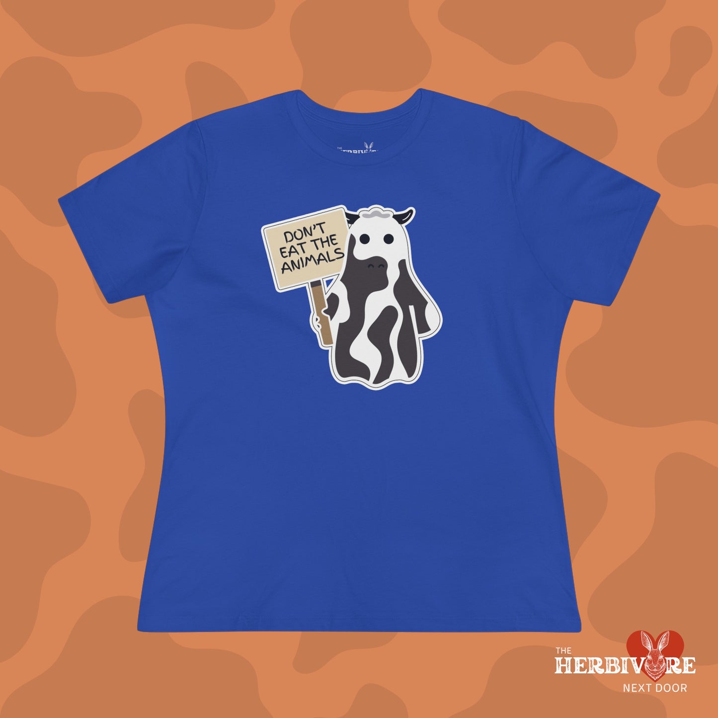 Ghost Cow - Don't Eat The Animals - Women's Style B&C 6400