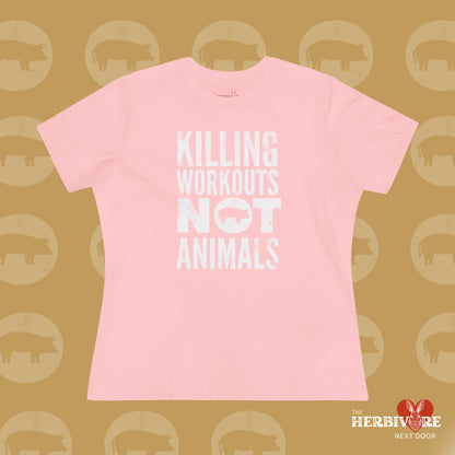 Killing Workouts Not Animals - Women's Style B&C 6400