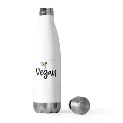 Bee Vegan -  20oz Insulated Water Bottle