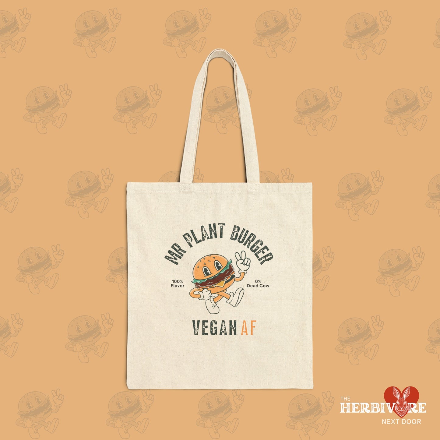 Mr Plant Burger Tote Bag