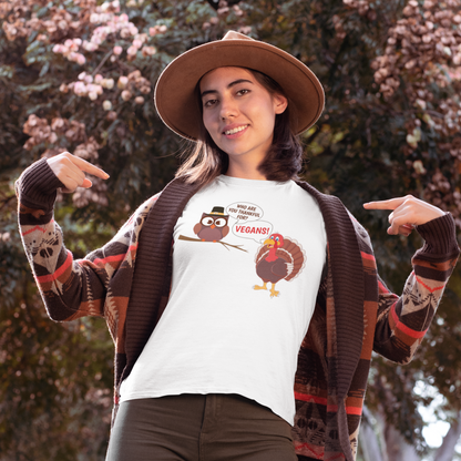 Thankful for Vegans - Women's Style (Women's run small - get one size up from normal unisex)